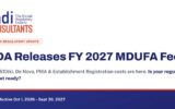 FDA Releases FY 2027 MDUFA Fees